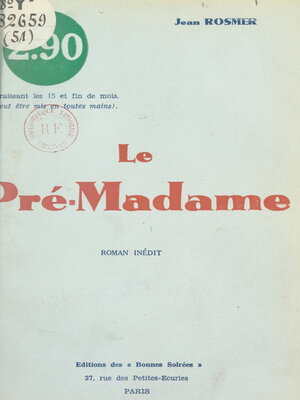 cover image of Le Pré-Madame
